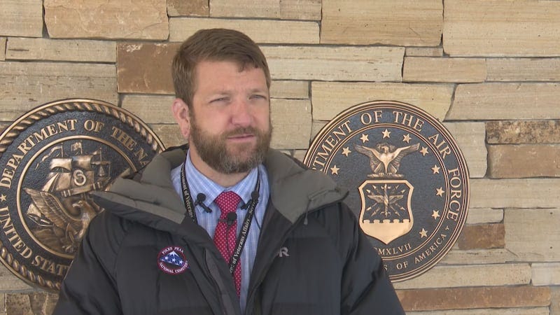 Sklyer Holmes during a March 2025 interview with KKTV.