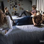 What does the comma in Girl, Interrupted mean?