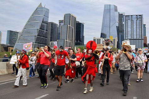 No Kings March 28, 2026 images and signs from around the country.