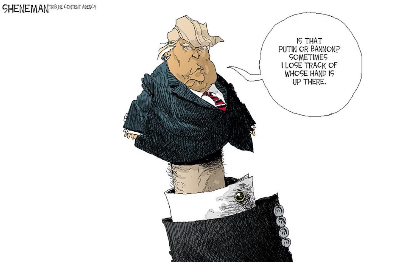 Trump is a Dangerous Puppet