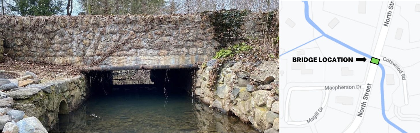 North Street Bridge  Opens in new window