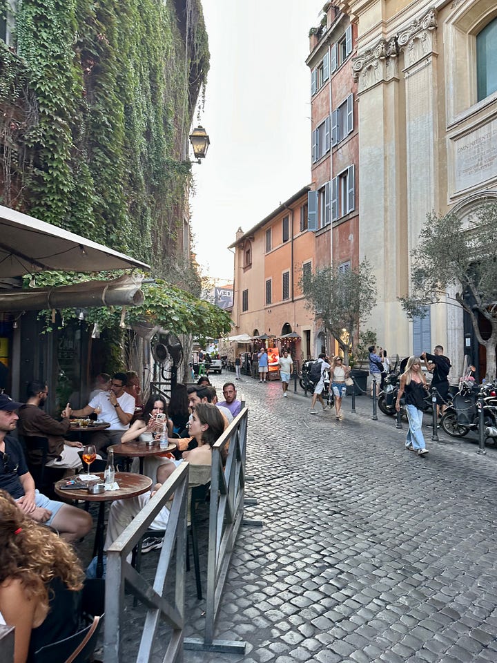 Late summer in Ponza, Rome and Venice