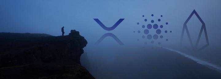 XRP, EOS, and ADA dive 8%: Will the total crypto market cap drop further after 27% fall? XRP, EOS, and ADA dive 8%: Will the total crypto market cap drop further after 27% fall?