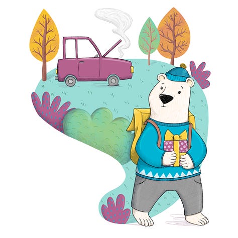 A gallery of Kat Lynas illustration and installation work for kids. 