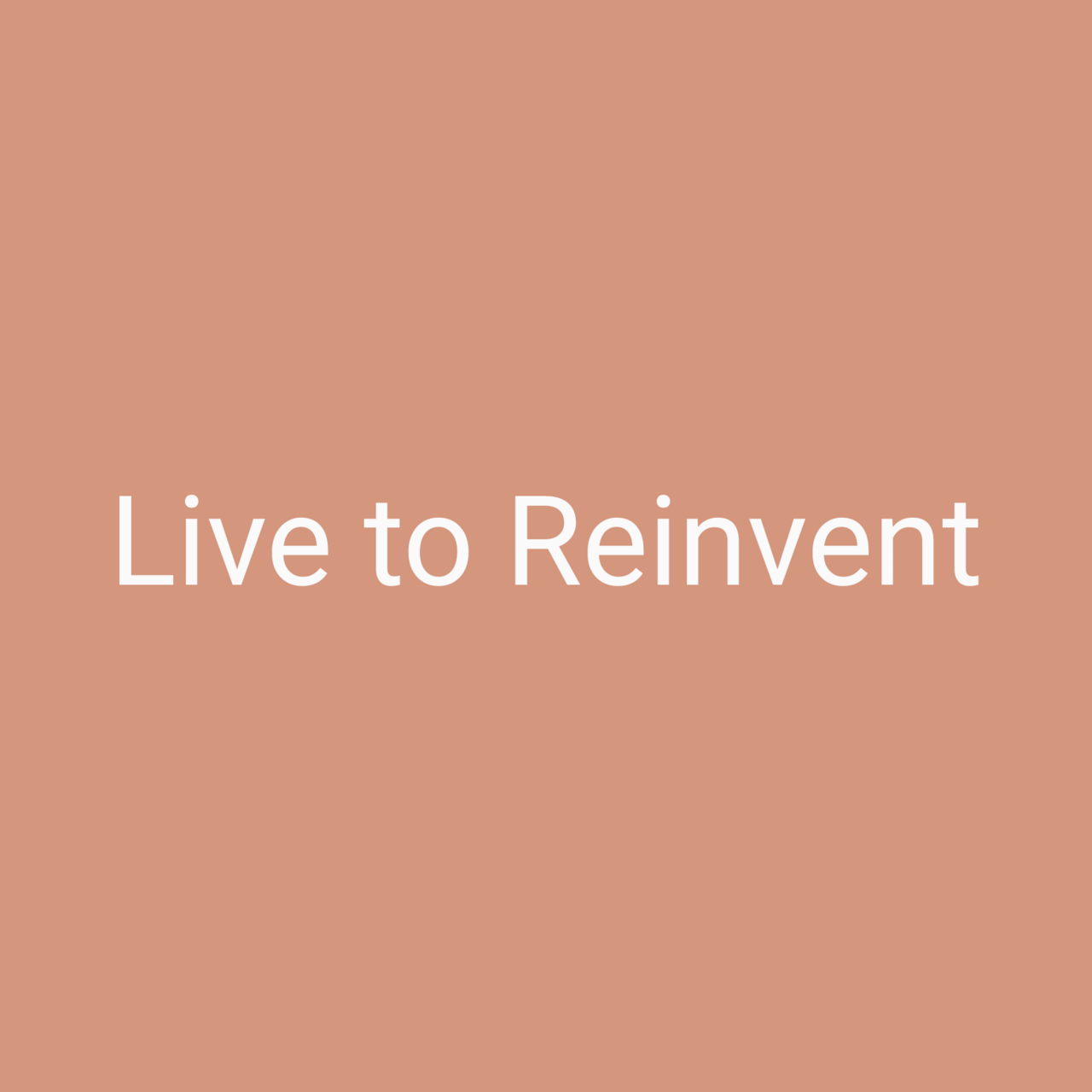 Live to Reinvent with Fiona Bugler