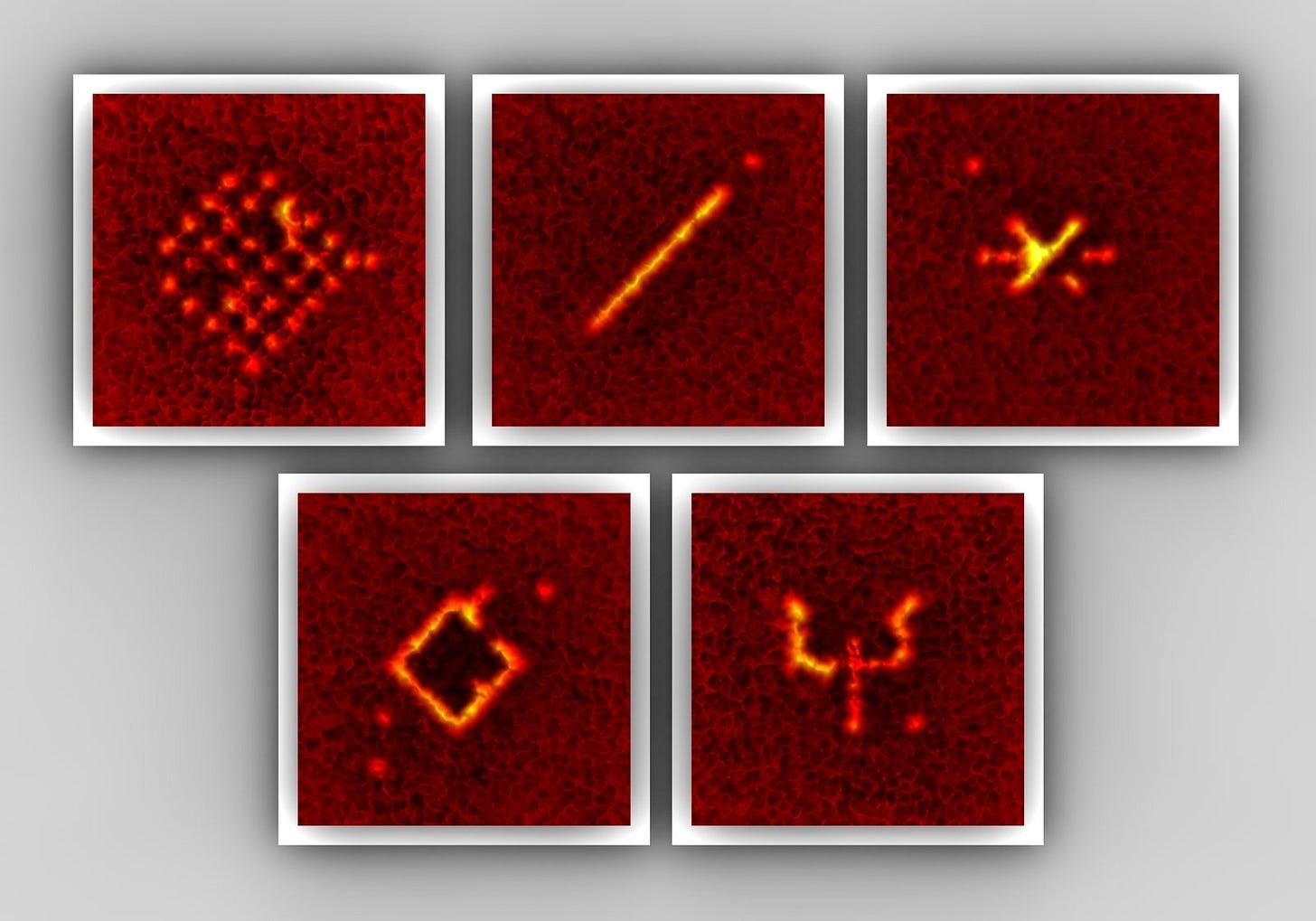 Five pictures in atoms