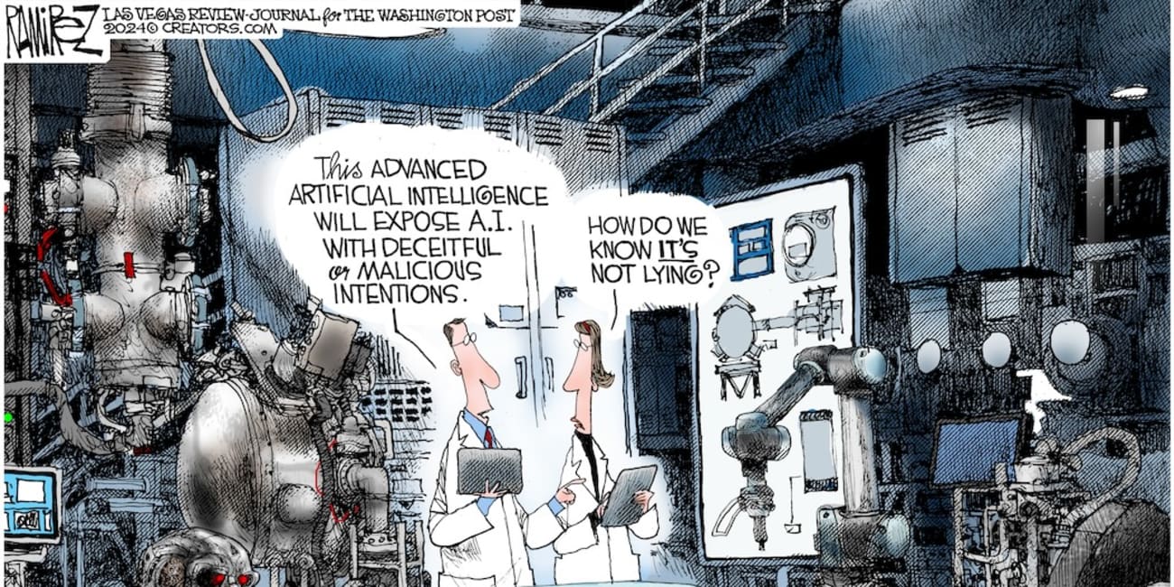 Michael Ramirez: Mendacious Machines? 02-03-24
