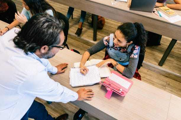 University Students in Classroom