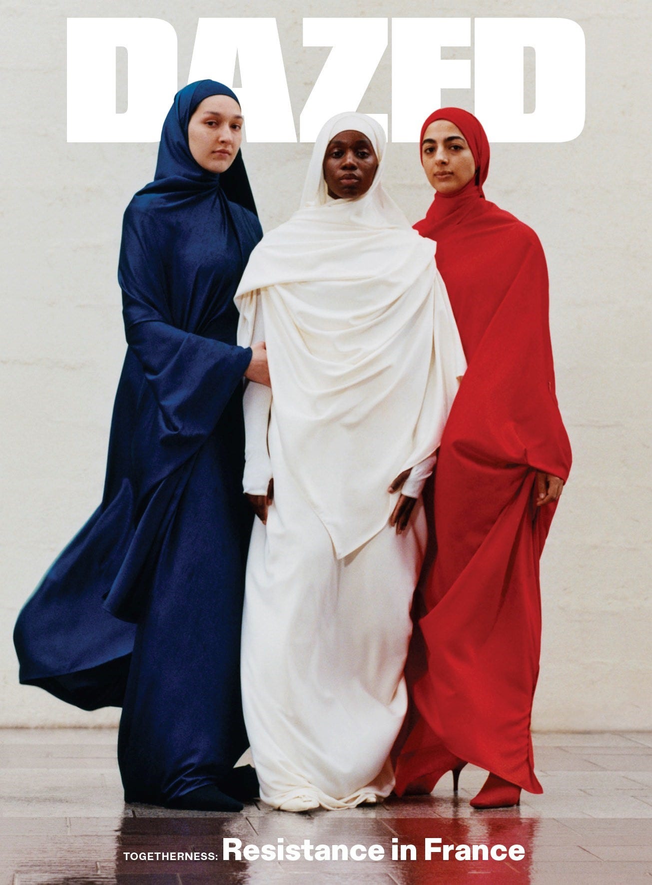 Dazed abaya France cover