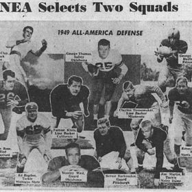 Today's Tidbit... The First Two-Platoon All-American Team