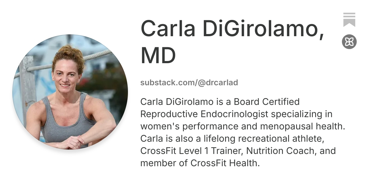Carla DiGirolamo, MD | Substack