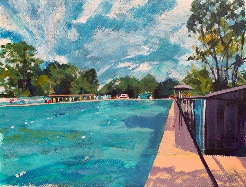 May be art of pool