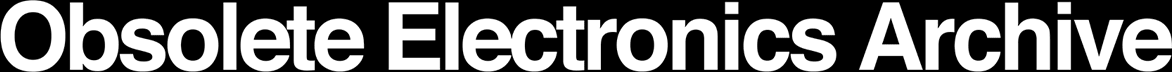 Obsolete Electronics Archive