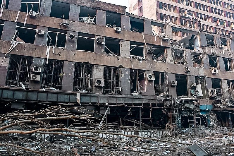 File:War damages in Mariupol, 12 March 2022 (02).jpg