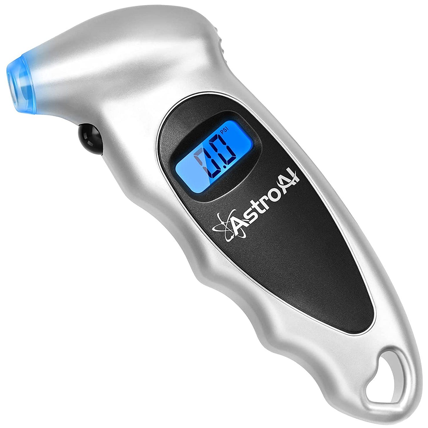Image of a handheld air pressure gauge