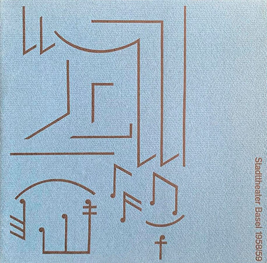 Armin Hofmann, Stadt-Theater Basel: Saison 1958/59, Stadt-Theater Basel, 1958 [typoswiss]