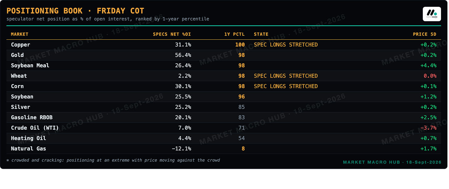 Positioning Book · Friday COT