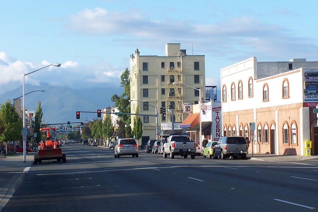 Beautiful Downtown Grants Pass, Oregon