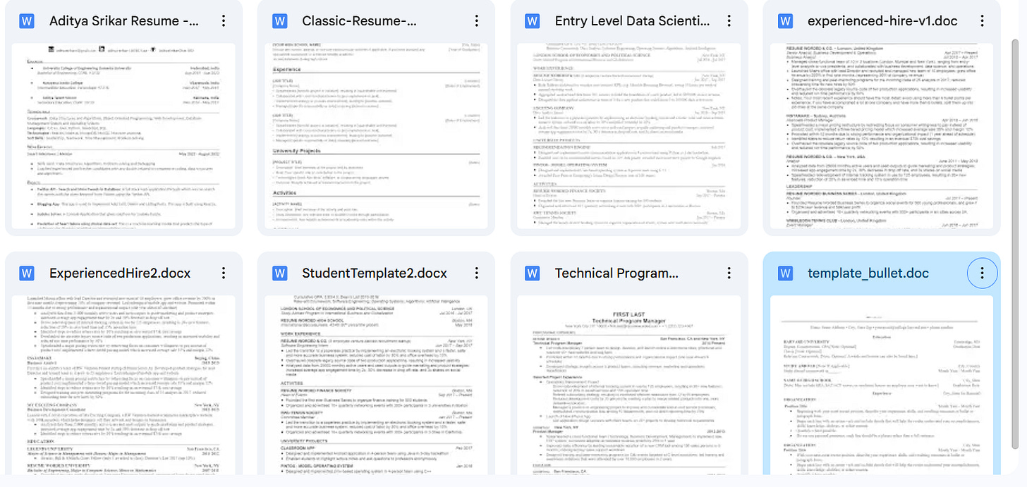 Free ATS-Friendly Resume Templates (Google Docs & Word Format)