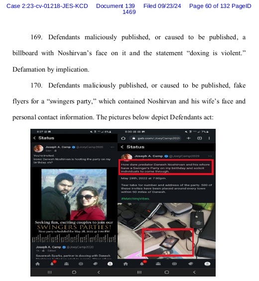 TikTok Predator Exposed: Danesh Noshirvan’s defamation case falls apart as podcast exposes truth behind predator and swinger claims. TikTok Predator Exposed: Danesh Noshirvan’s defamation case falls apart as podcast exposes truth behind predator and swinger claims.