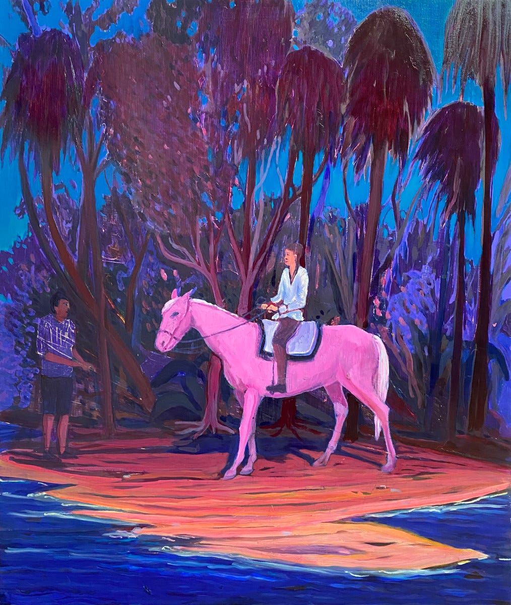 Jules de Balincourt, Wondering and Wandering Islanders, 2019 | Victoria Miro