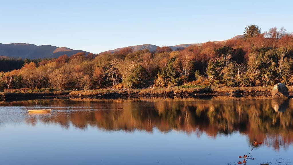 Fall View of the Sneem Estuary and South Kerry Mountains