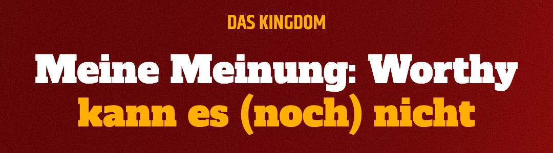 Meine Meinung: Worthy kann es (noch) nicht