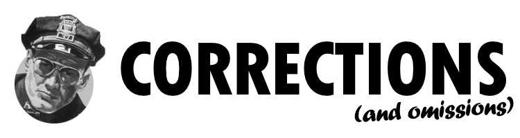 Corrections (and omissions)