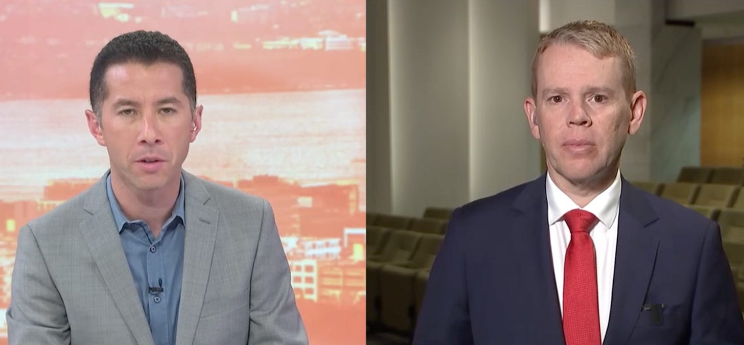 Chris Chang and Chris Hipkins. Chris Chang and Chris Hipkins.