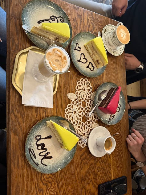 A collection of dished from Romania