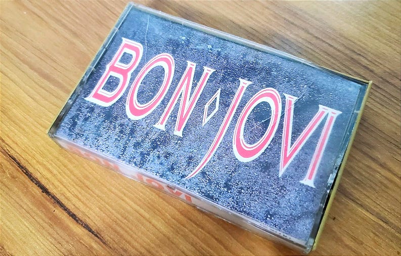 Bon Jovi Cassette Tape | Nostalgia Nation Newsletter