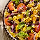 Southwestern Corn and Black Bean Salad with Avocado