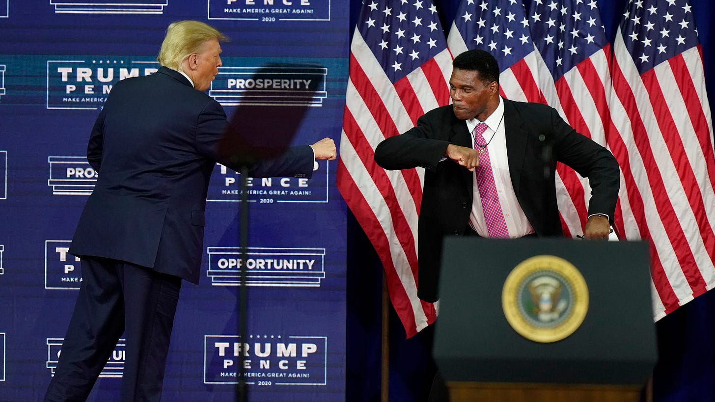 Former football star Herschel Walker aims to win Georgia Senate seat