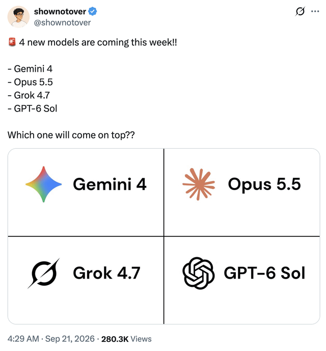 r/ArtificialInteligence - People think we will have big AI Releases this week. Grok 4.7 was released minutes ago r/ArtificialInteligence - People think we will have big AI Releases this week. Grok 4.7 was released minutes ago