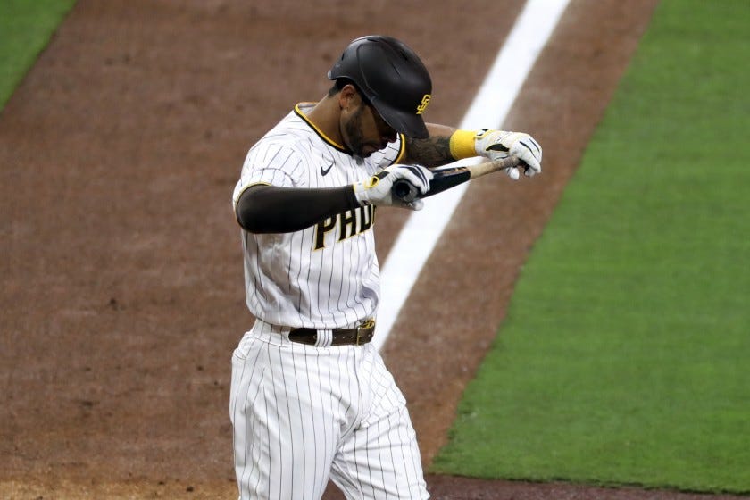 Padres' Tommy Pham is hitting hard, far; hasn't 'blown a gasket' yet - The  San Diego Union-Tribune