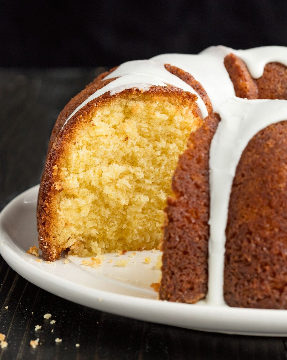 Triple Lemon Velvet Bundt Cake