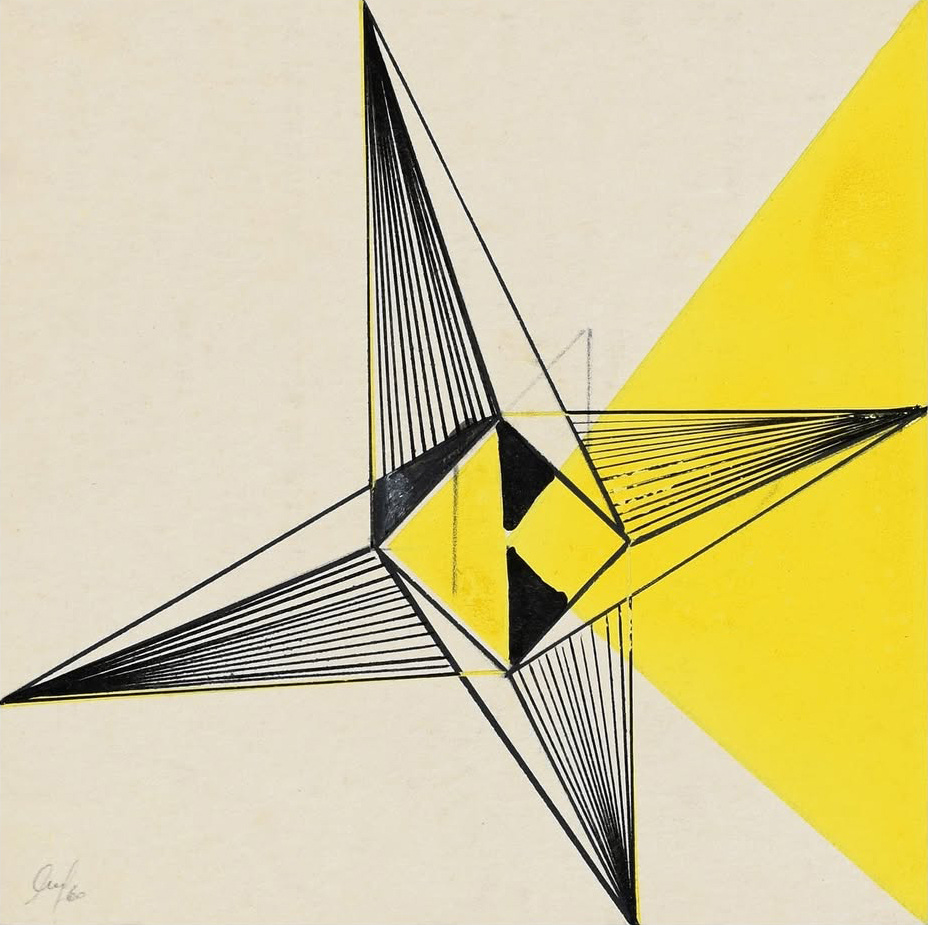 Miguel Ángel Vidal, Untitled, (tempera and ink on paper), 1960 [Grupo Joven. © Miguel Ángel Vidal]