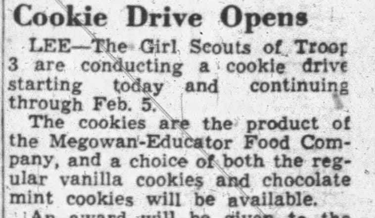 Megowan Educator GIrl Scout cookies