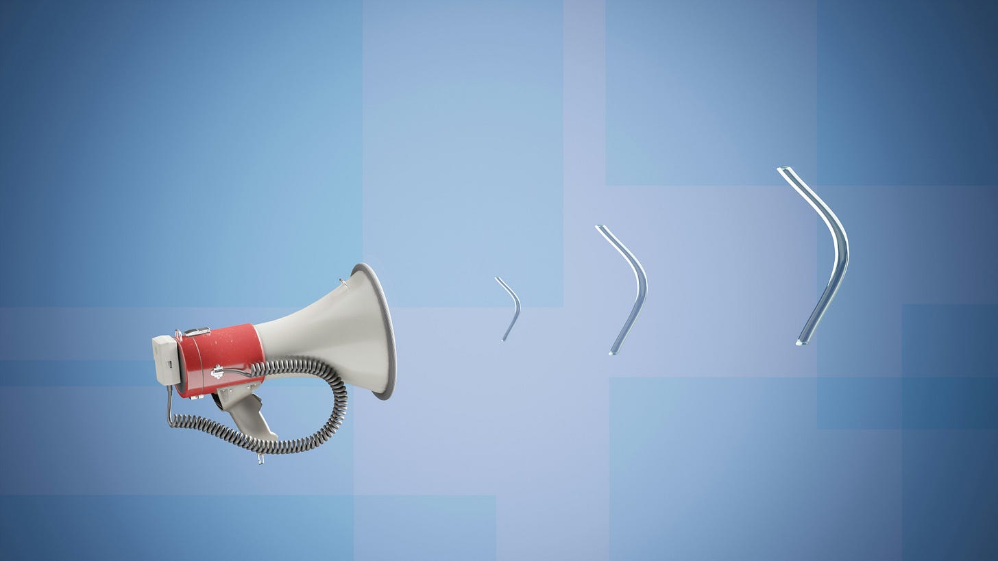 A megaphone
