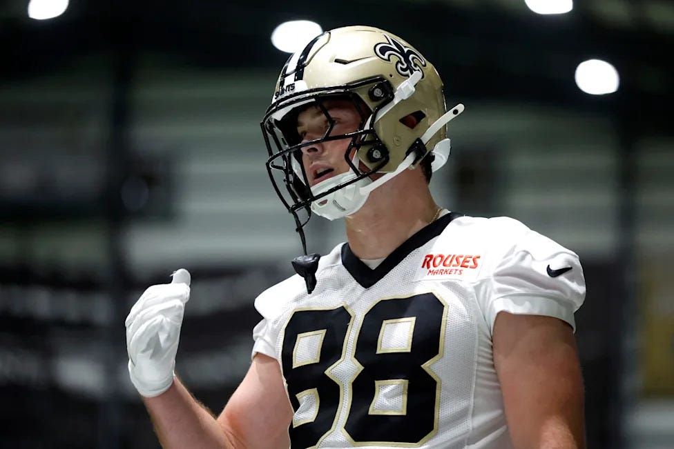Rookie Saints 3rd-round pick Oscar Delp compared to 7-time Pro Bowler -  Yahoo Sports