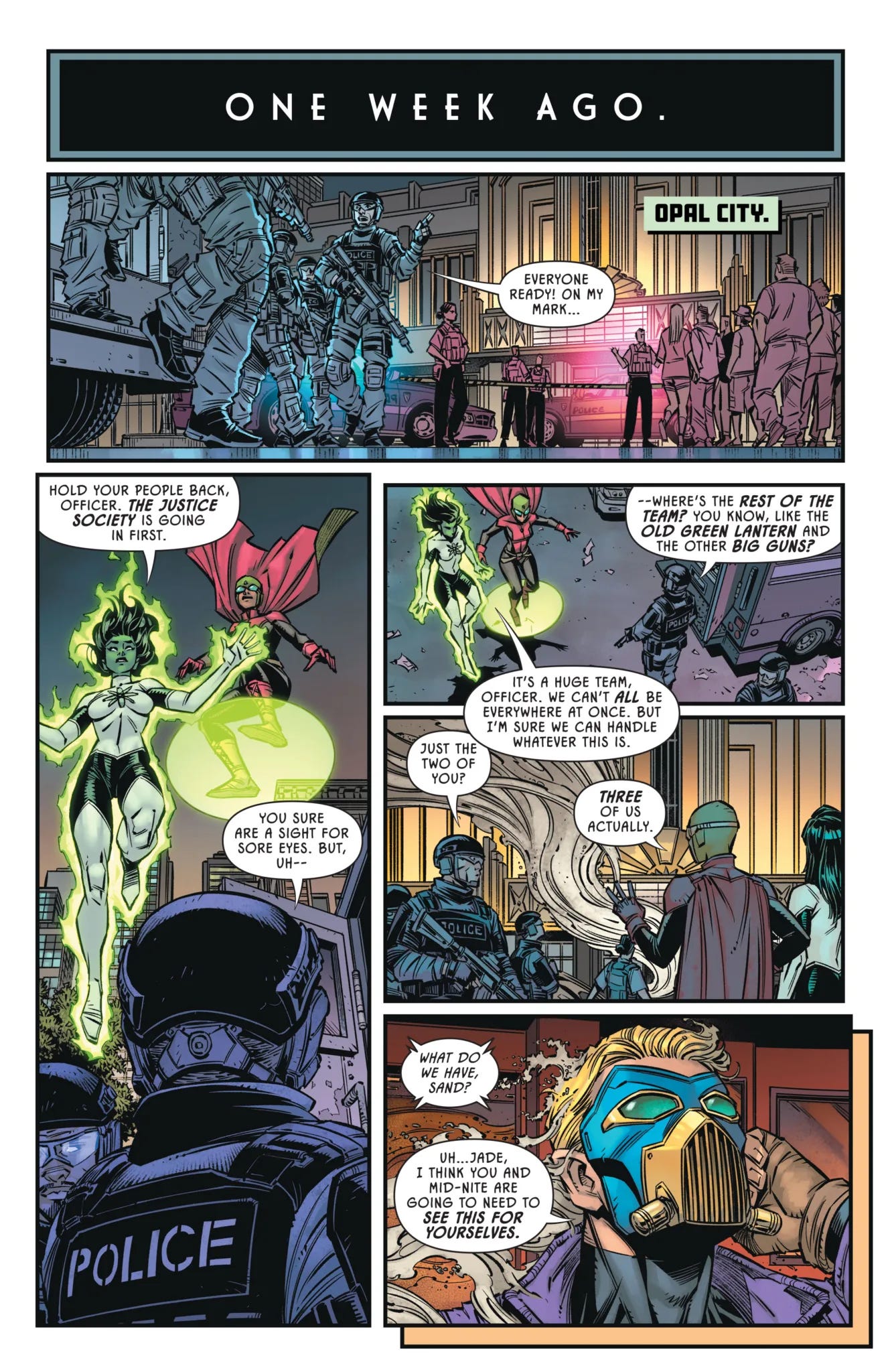 JSA#2 PREVIEW! - by Jeff Lemire - Tales From the Farm