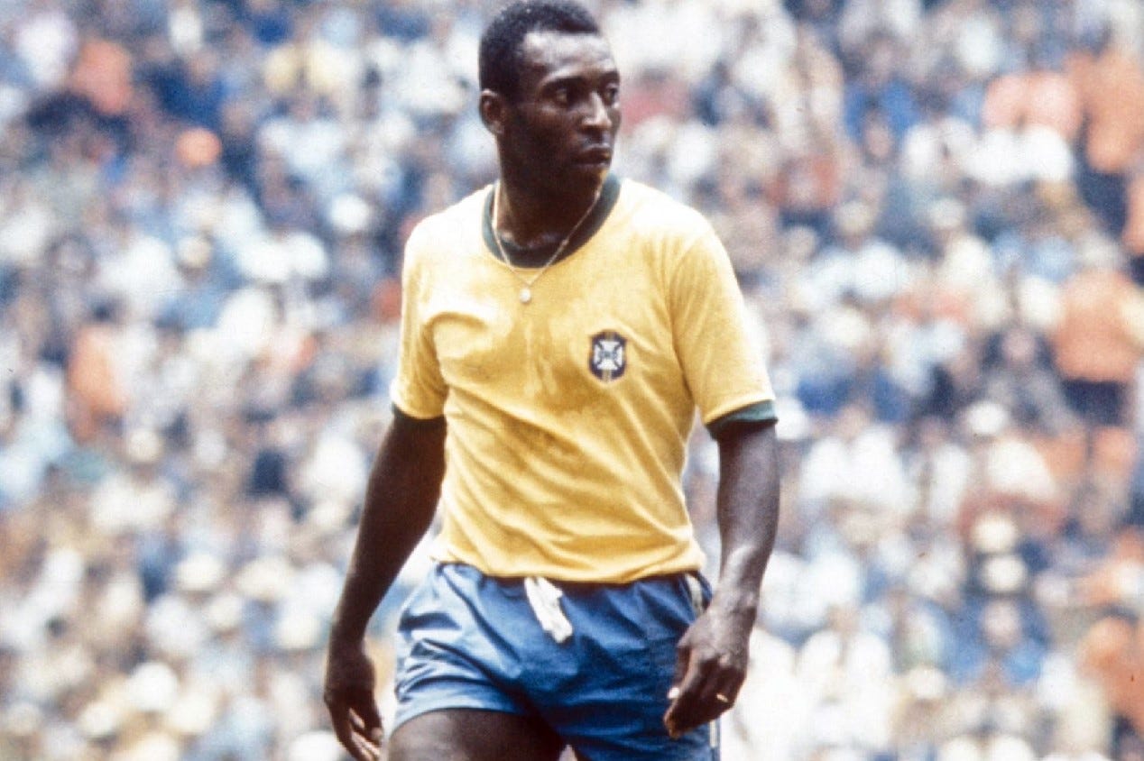Camisa Seleção Brasileira Retrô 1970 I Masculina - Amarela
