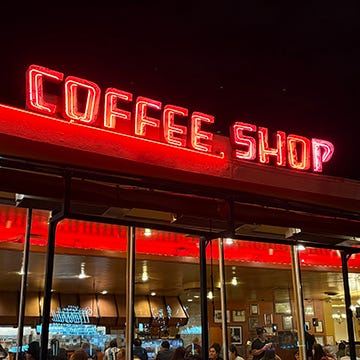 pictures of neon signs at night