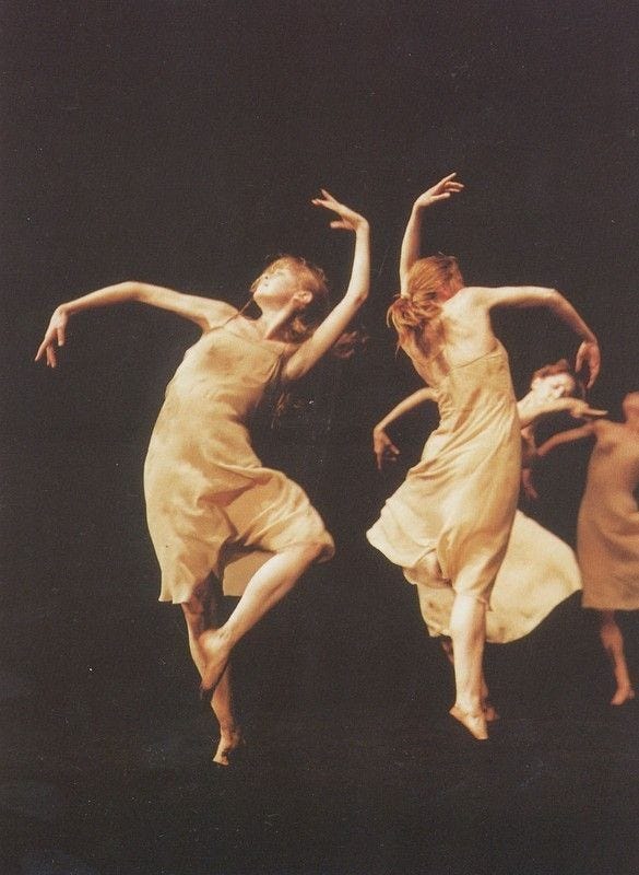 A Pinterest pin added by cosmos on Oct 09, 2023. The author is paul Blight. May present: gesture, art, dress, athletic dance move, performing arts.