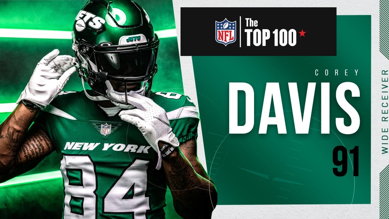 Jets WR Corey Davis Named to NFL's Top 100