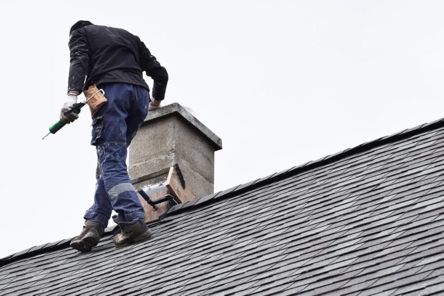 Roofing Chimney Flashing