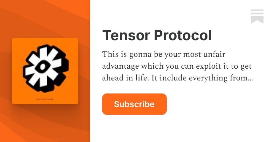 Tensor Protocol | Manav Gupta | Substack