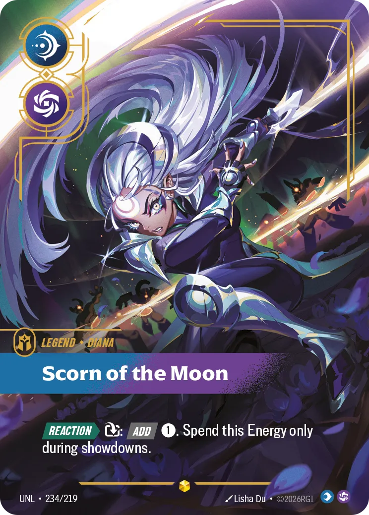 UNL-234 Diana - Scorn of the Moon Card - Riftbound TCG