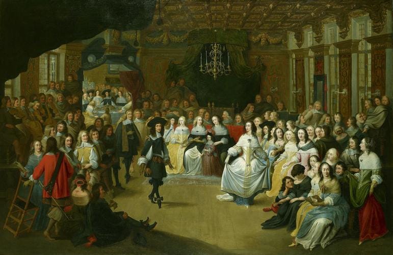 Charles II dancing at a Ball at Court Charles II dancing at a Ball at Court