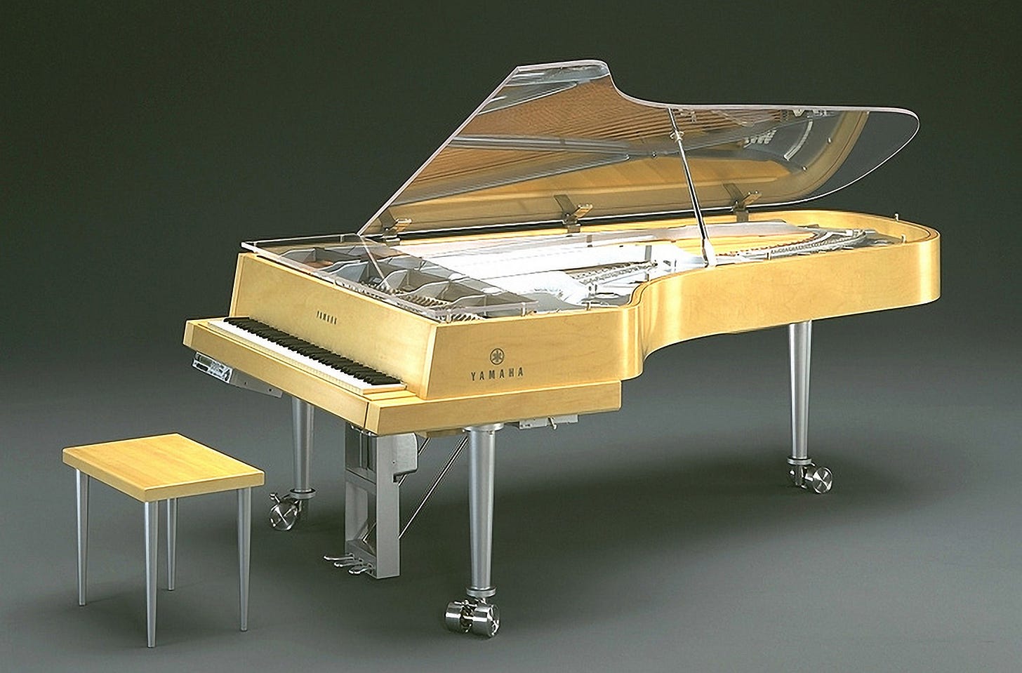 Photo of Ryuichi Sakamoto's Opera Piano. Photo of Ryuichi Sakamoto's Opera Piano.